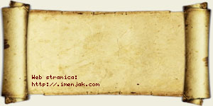 Hana Miladinović vizit kartica